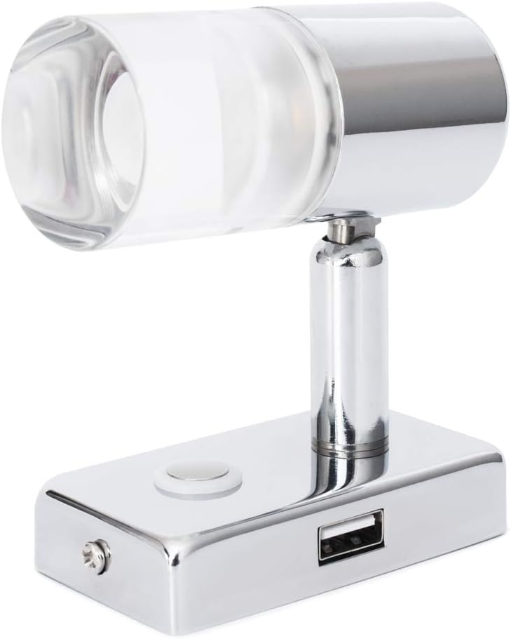 12V LED Reading Light with USB Port Dimmable Two Pack N693