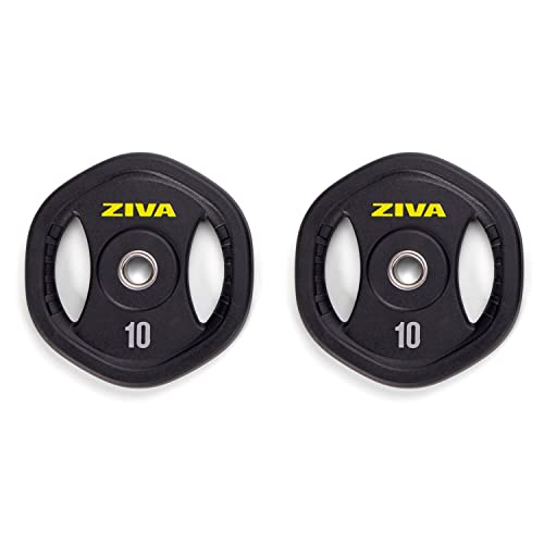 Adjustable Studio Barbell Weight Set - 6 Weight Plates, Knurled Chrome Bar, 2 Collars - 40 pounds F447