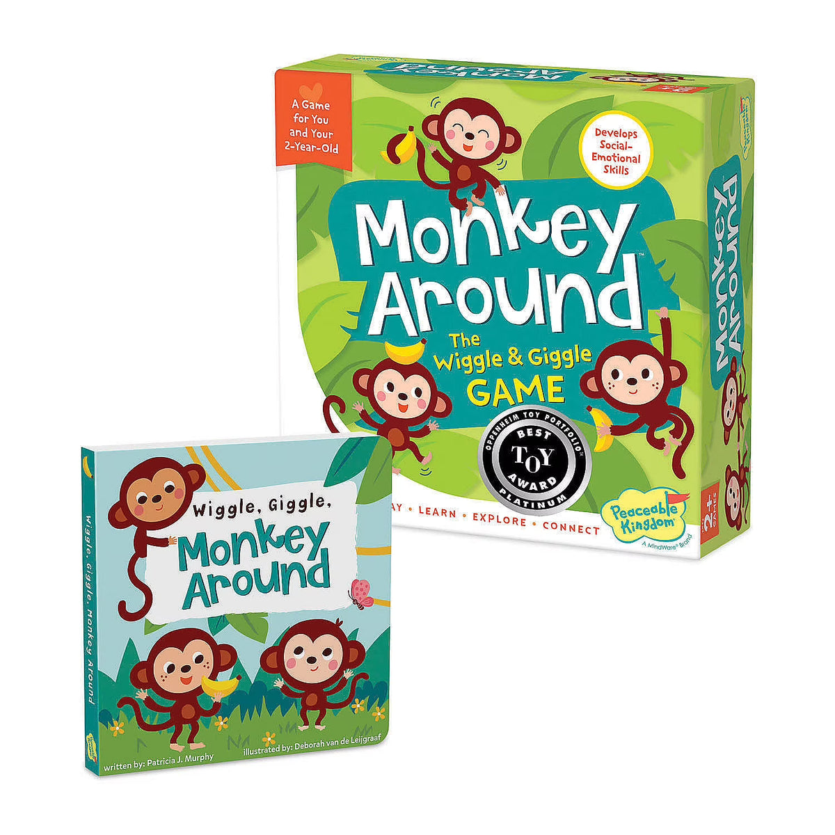 Monkey Around Game & Board Book Set E74698
