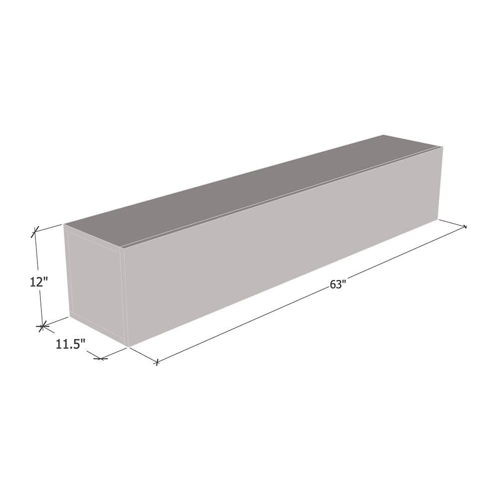 White Wall-Mounted Shelf Cabinet E98998
