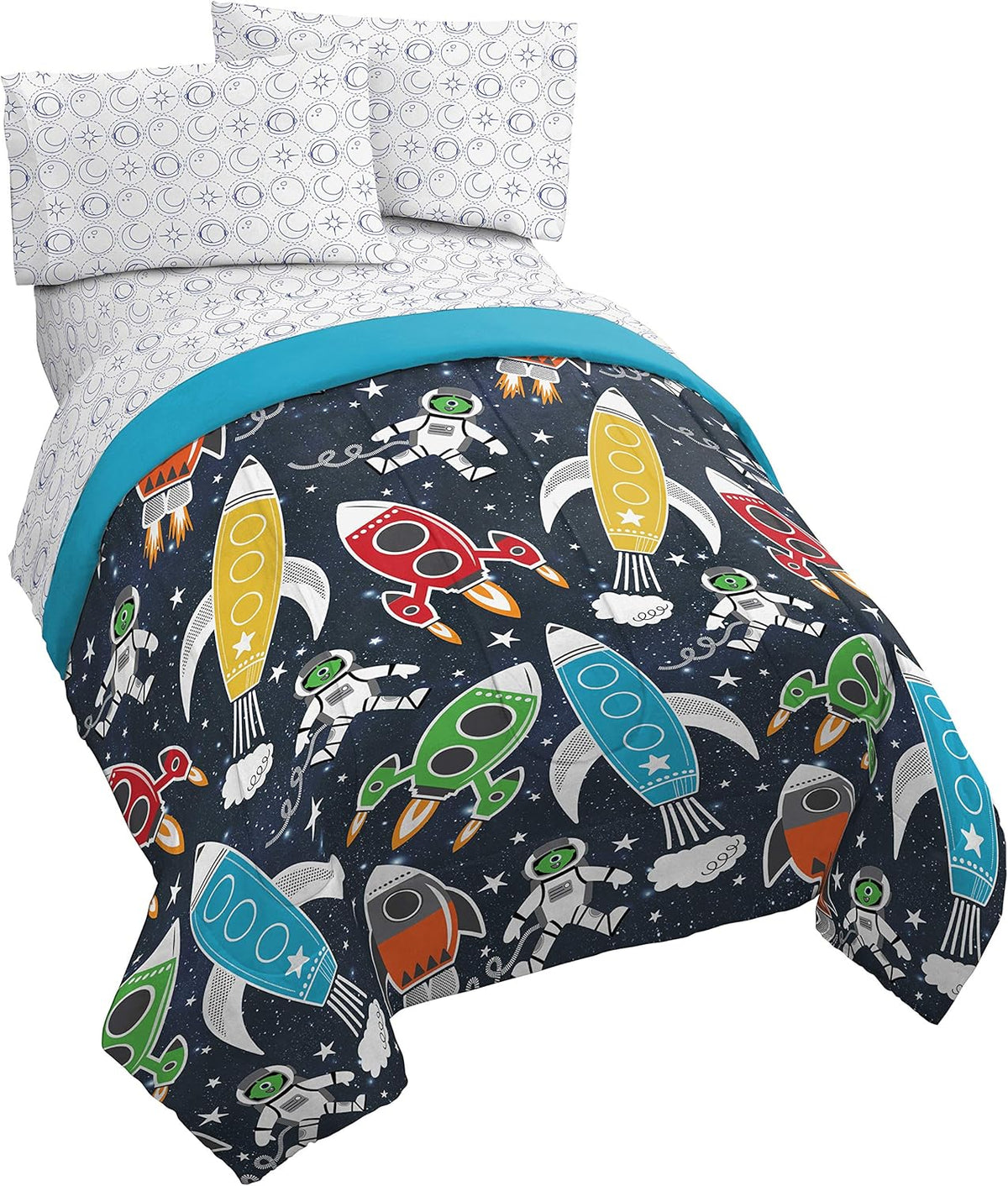4 Piece Twin Bed Set Microfiber Y41181