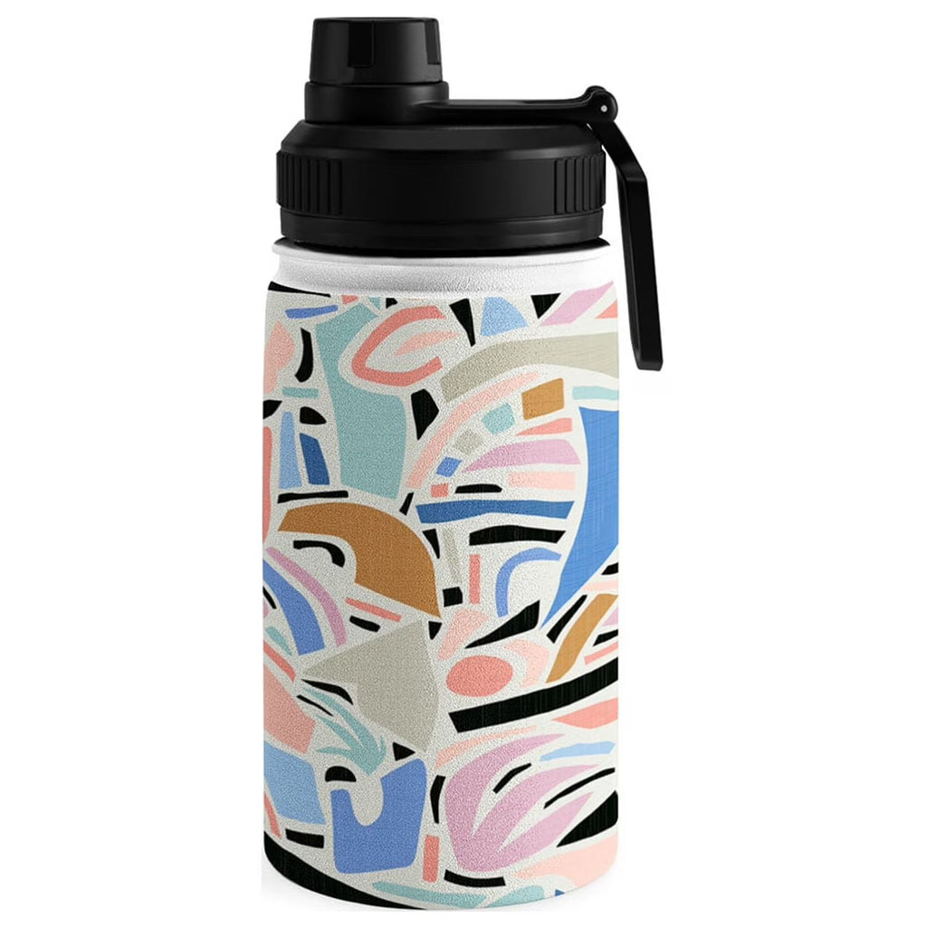 Contemporary Shapes Spring Abstraction Water Bottle 12 oz S593