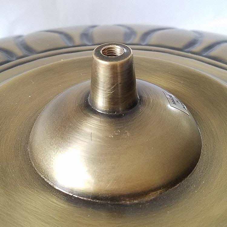 Brass Birdbath with Stake X6052