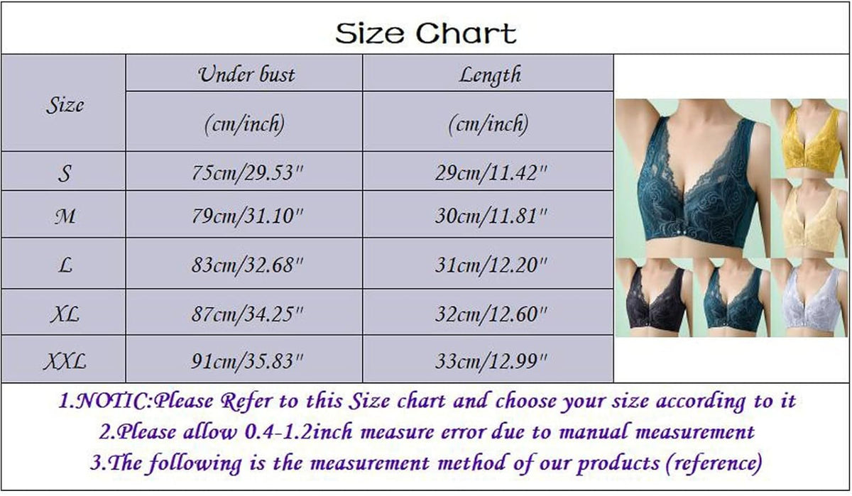 Cotton Bras with Underwire Front Closure X60898