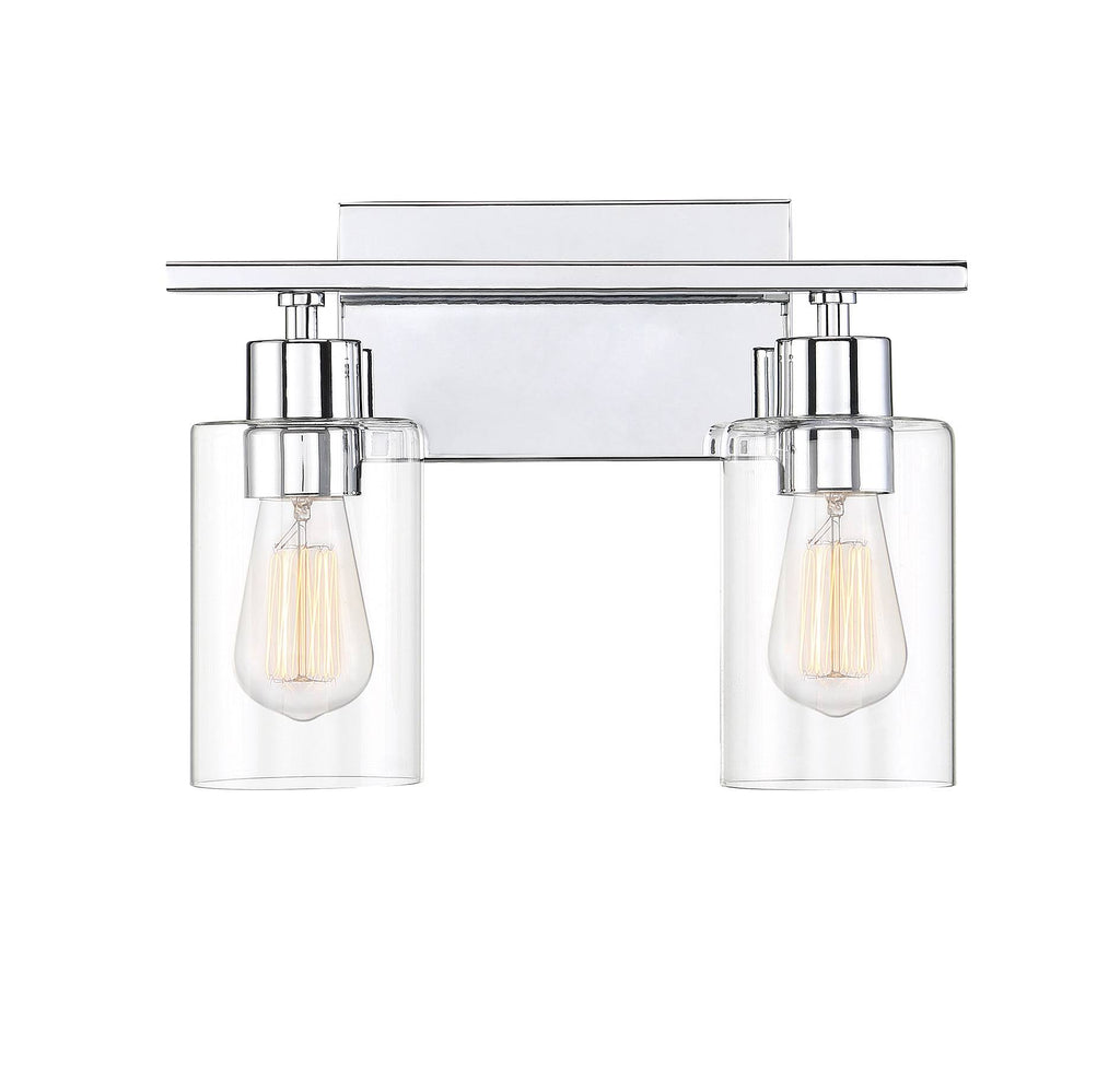 Polished Chrome 2 Light Bath Bar O111