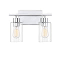 Polished Chrome 2 Light Bath Bar O111