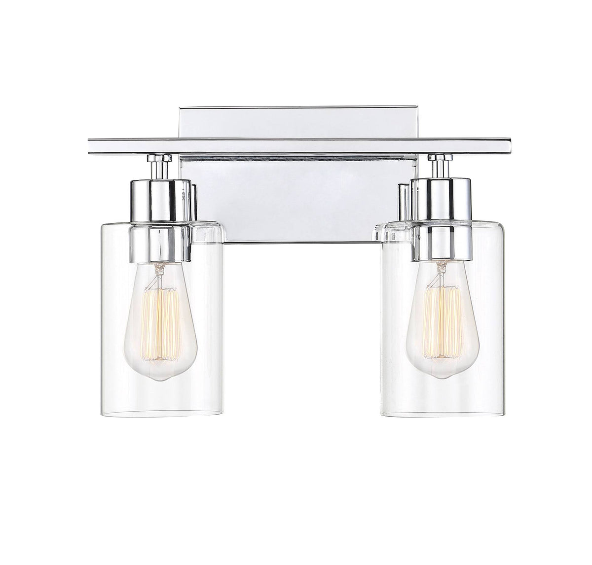 Polished Chrome 2 Light Bath Bar O111