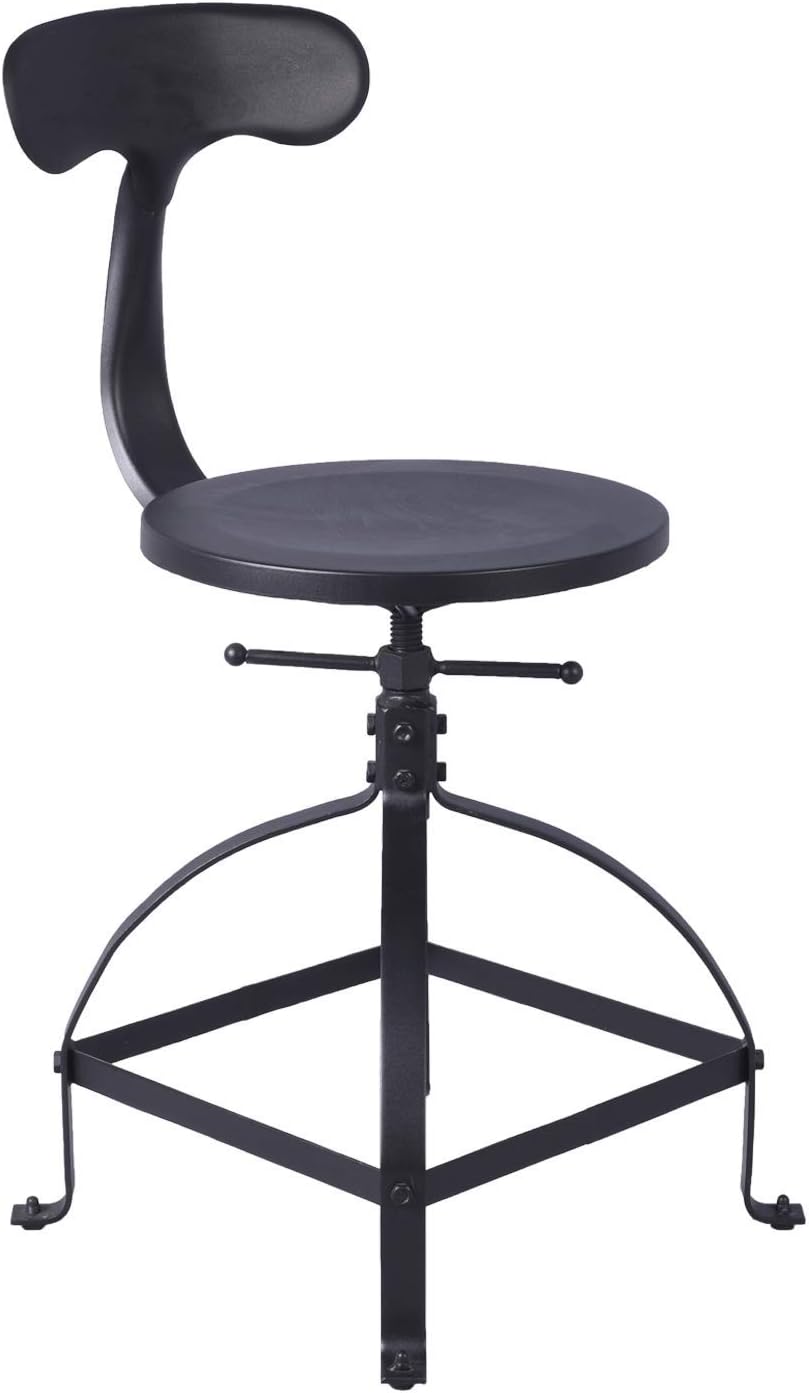 Adjustable Height Swivel Bar Stools with Back Z72869