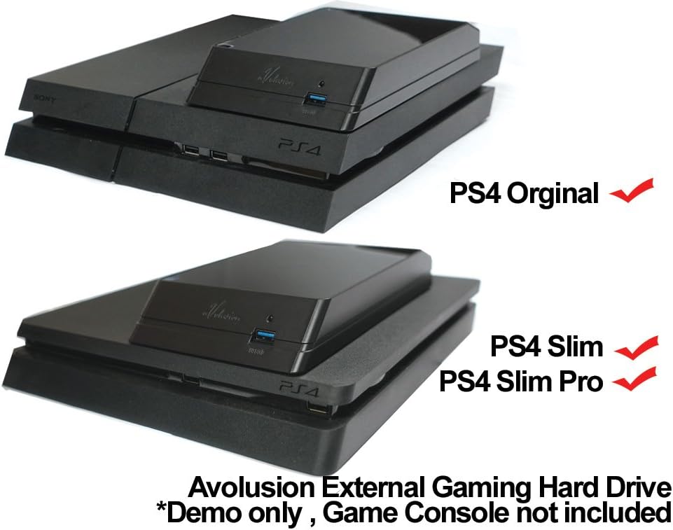 4TB 7200RPM USB 3.0 External Gaming Hard Drive H87696