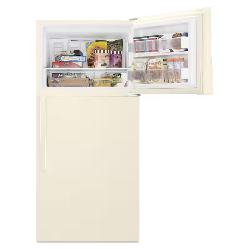 Top Freezer Refrigerator in Bisque Q121