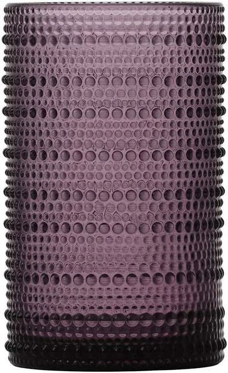 Purple 13 Ounce Set of 6 Iced Beverage Glass A5585