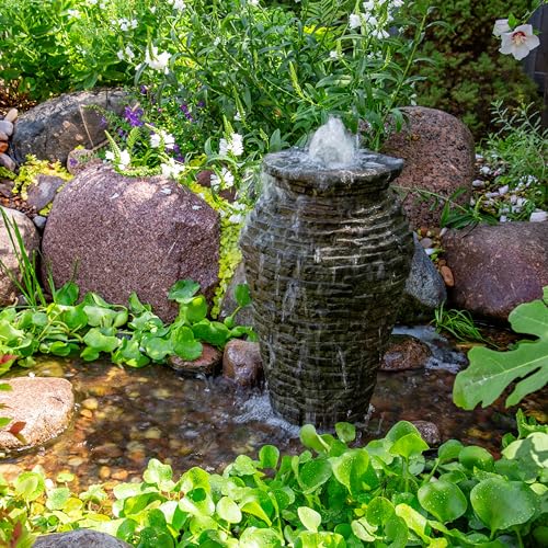 24 inch Slate Urn Fountain B378
