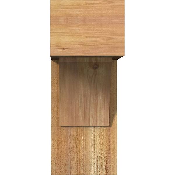 Rough Sawn Cedar Bracket with Offset Brace Z7262