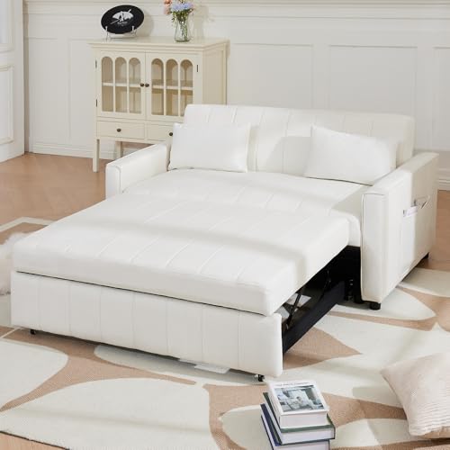 Black Velvet Convertible Sleeper Sofa Bed W344838