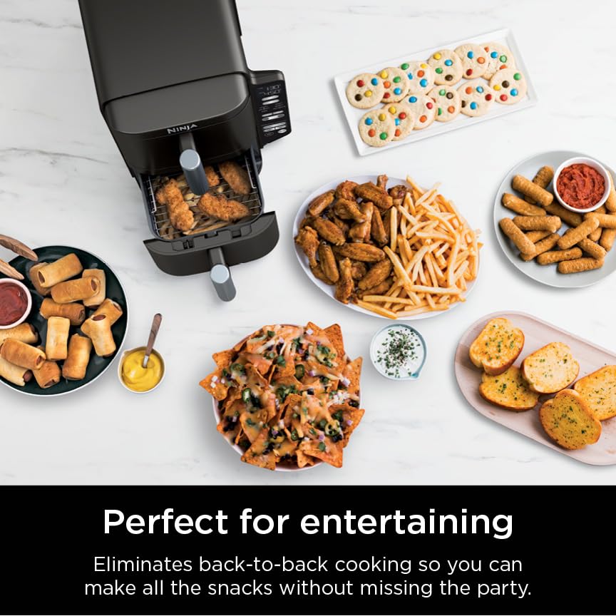 Black 8 QT 2-Basket Air Fryer F4701