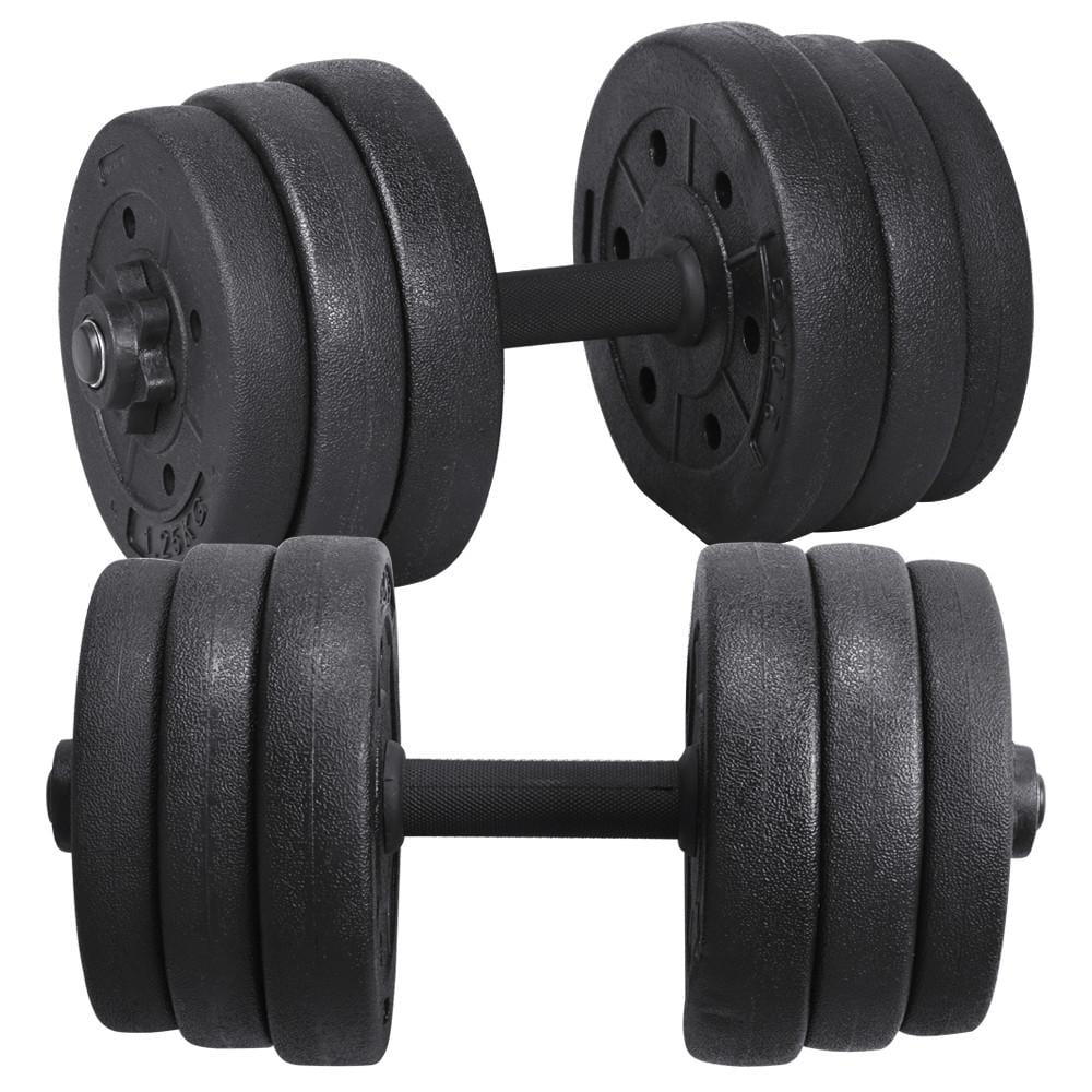 Adjustable Dumbbell Free Weight Set, Black C70302