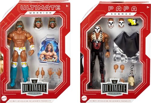 WWE Ultimate Edition Action Figure 2-Pack with 6-inch Superstars & Accessories X783