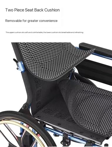 Reclining High Back Manual Wheelchair with Adjustable Leg Rest and Reversible Foot Pedal X2768