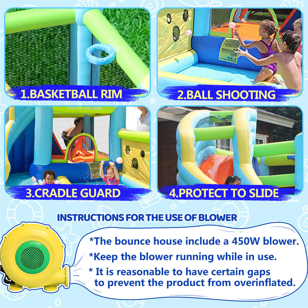 Inflatable Water Park Bounce House with Blower A9210