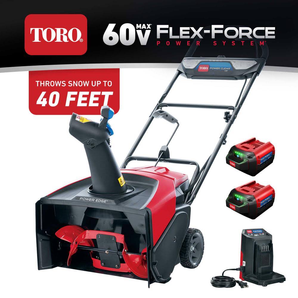 60V Cordless Snow Blower with 6.0Ah Battery O490