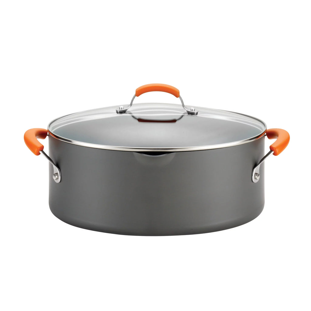 8 Qt Nonstick Oval Pasta Pot with Lid Y511