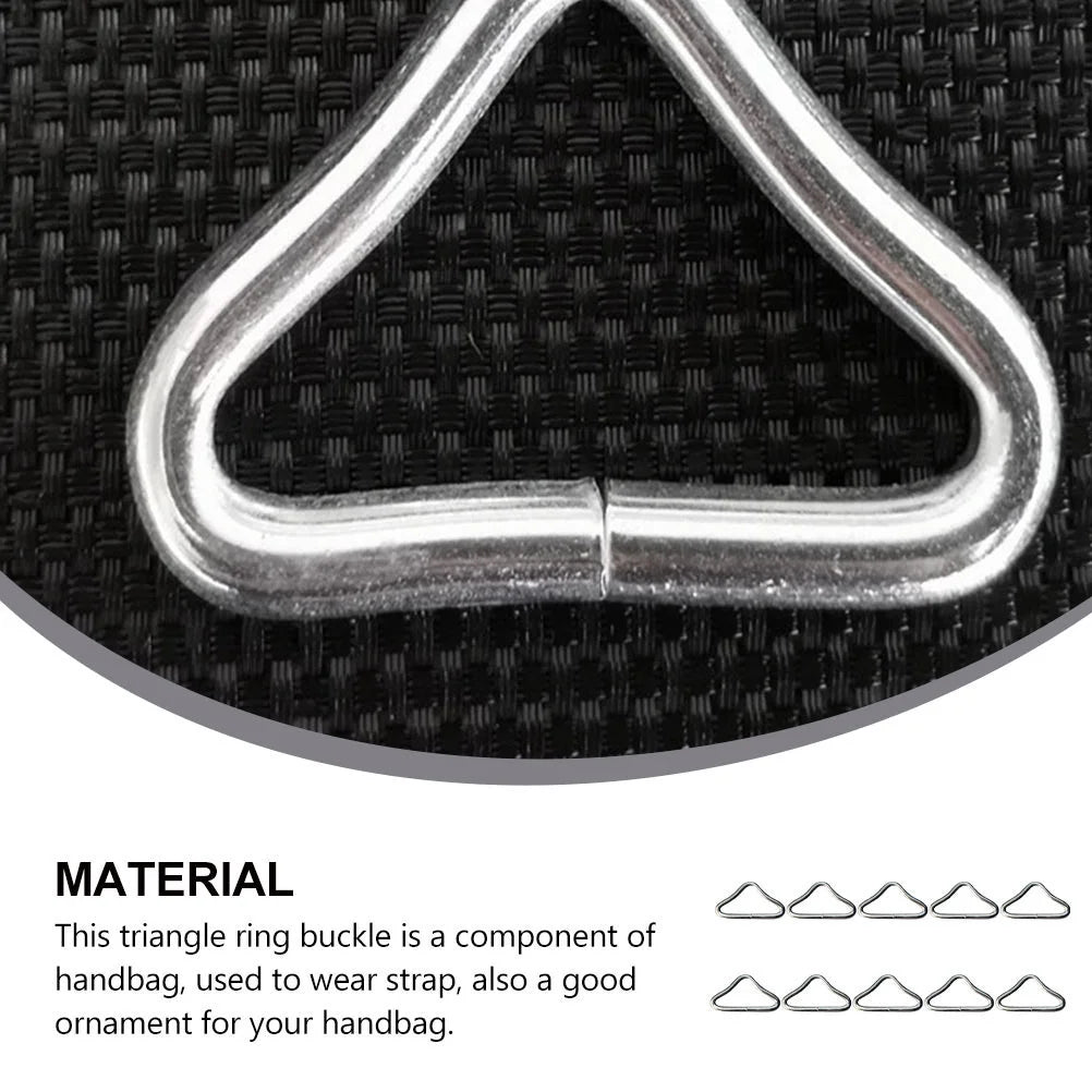 20pcs Trampoline Bungee Bed Mesh Cloth Buckle Triangle Ring Parts T950195