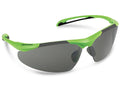 Lime Frame Smoke Lens Safety Glasses Qty of 6 Q690562