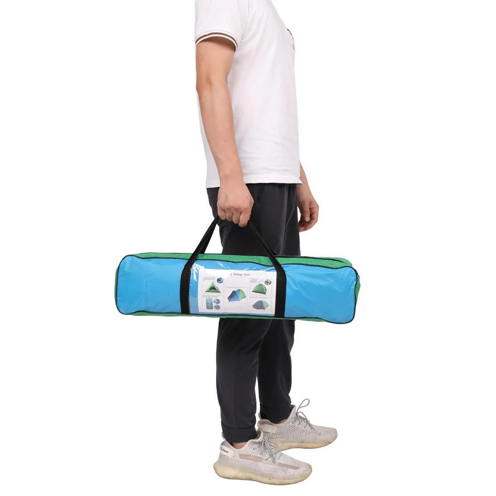 Blue Green Oxford Fabric Single Person Tent A421884