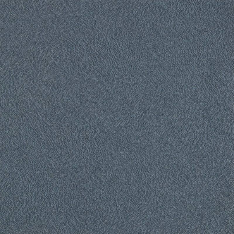 Blue and Black Microfiber Tufted Loveseat A11392