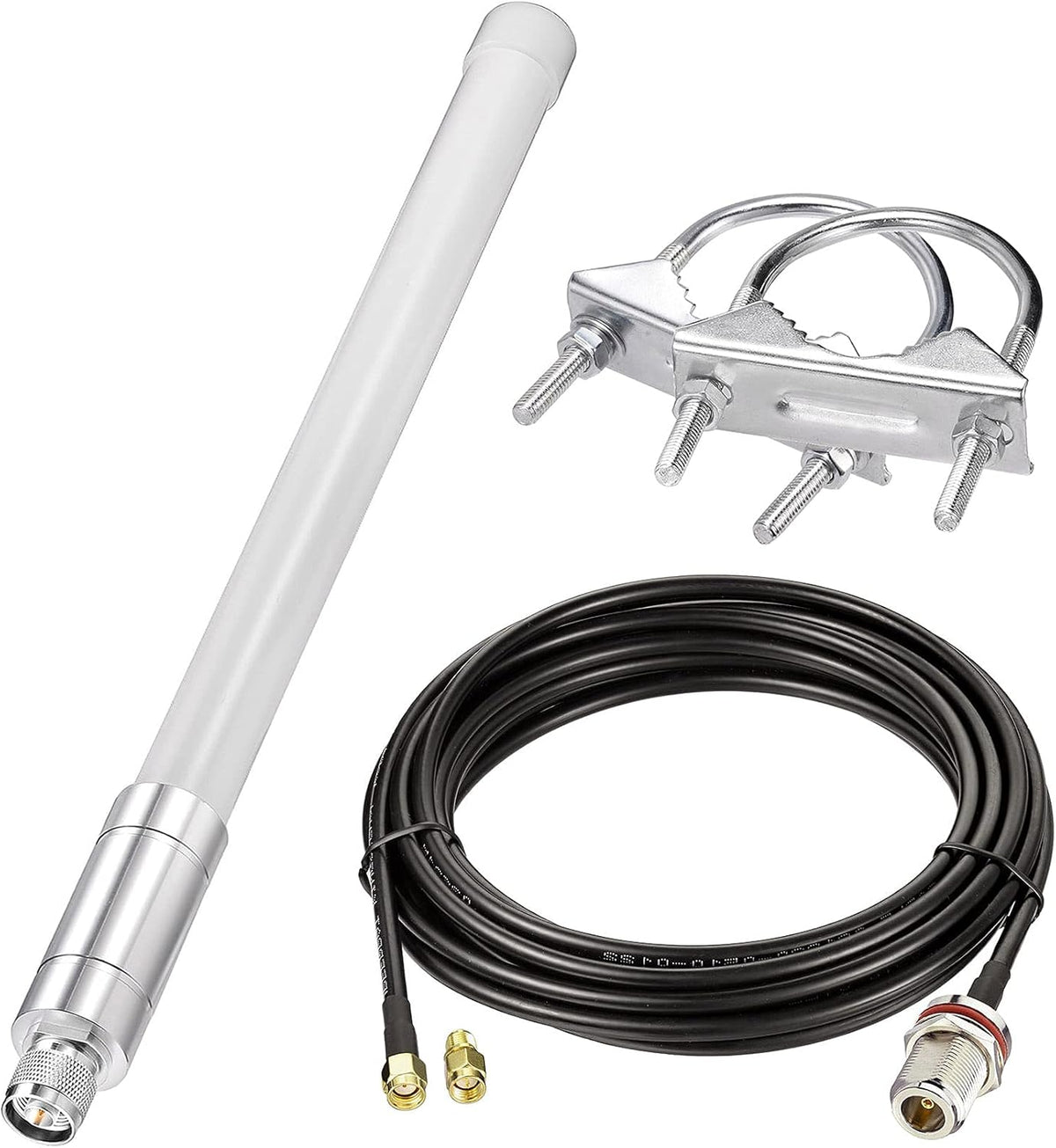 915mhz LoRaWan Glass Fiber Antenna 4dBi with 20ft RG58 Cable B3694