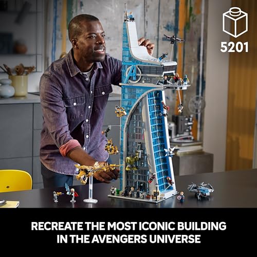 LEGO Marvel Avengers Tower Building Kit with 31 Figures G63717
