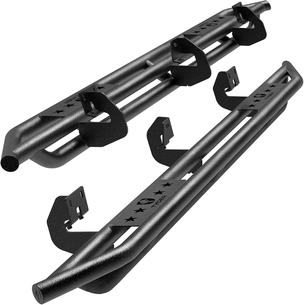 Textured Black Side Step Nerf Bars Running Boards K71380