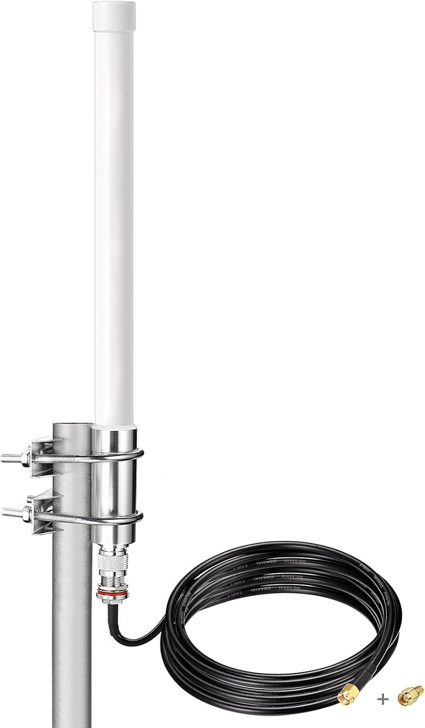 915mhz LoRaWan Glass Fiber Antenna 4dBi with 20ft RG58 Cable B3694