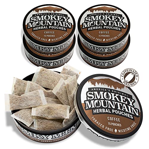 Nicotine-Free Tobacco-Free 5 Cans 15 Energy Pouches Per Can R613