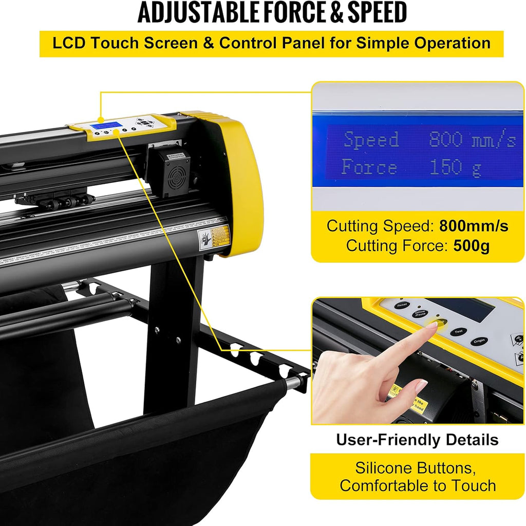 34 in 870 mm Vinyl Cutter Machine with Stand S2312