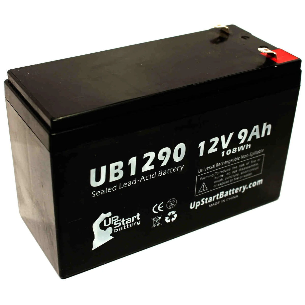 12V 9Ah 9000mAh Sealed Lead Acid Battery L42125