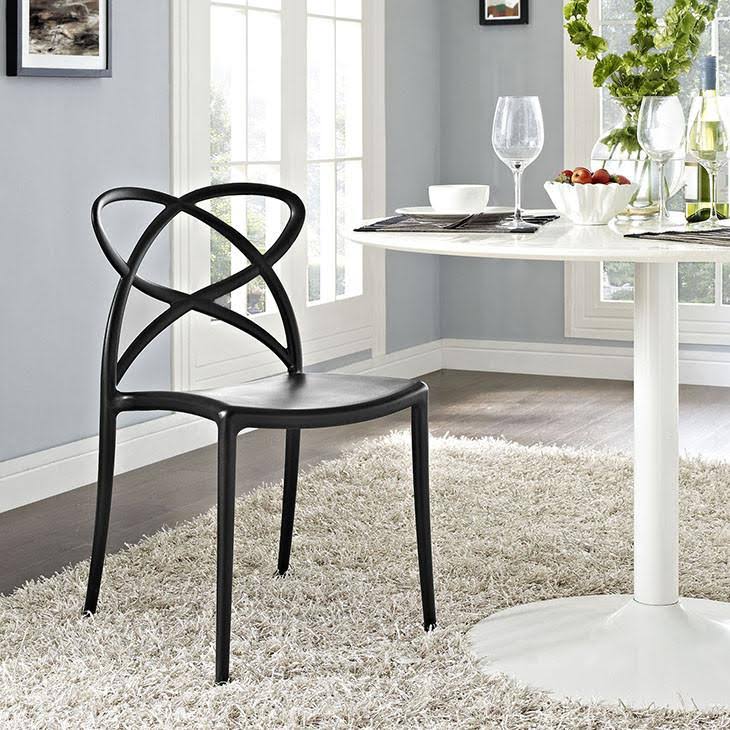 White Dining Side Chair Y9004