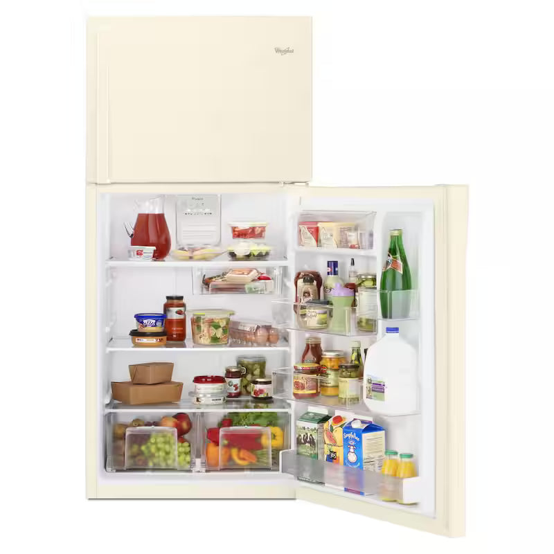 Top Freezer Refrigerator in Bisque Q121