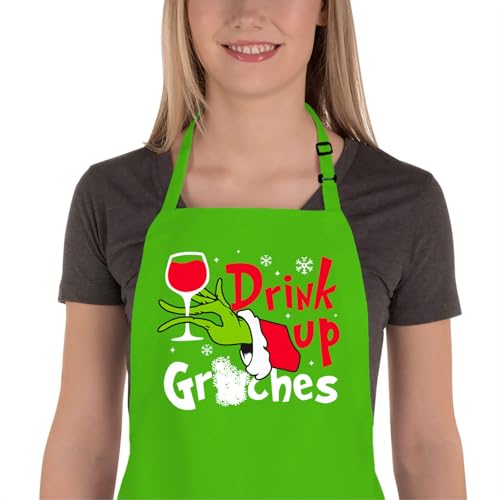 Christmas Baking Apron with 2 Pockets N6203