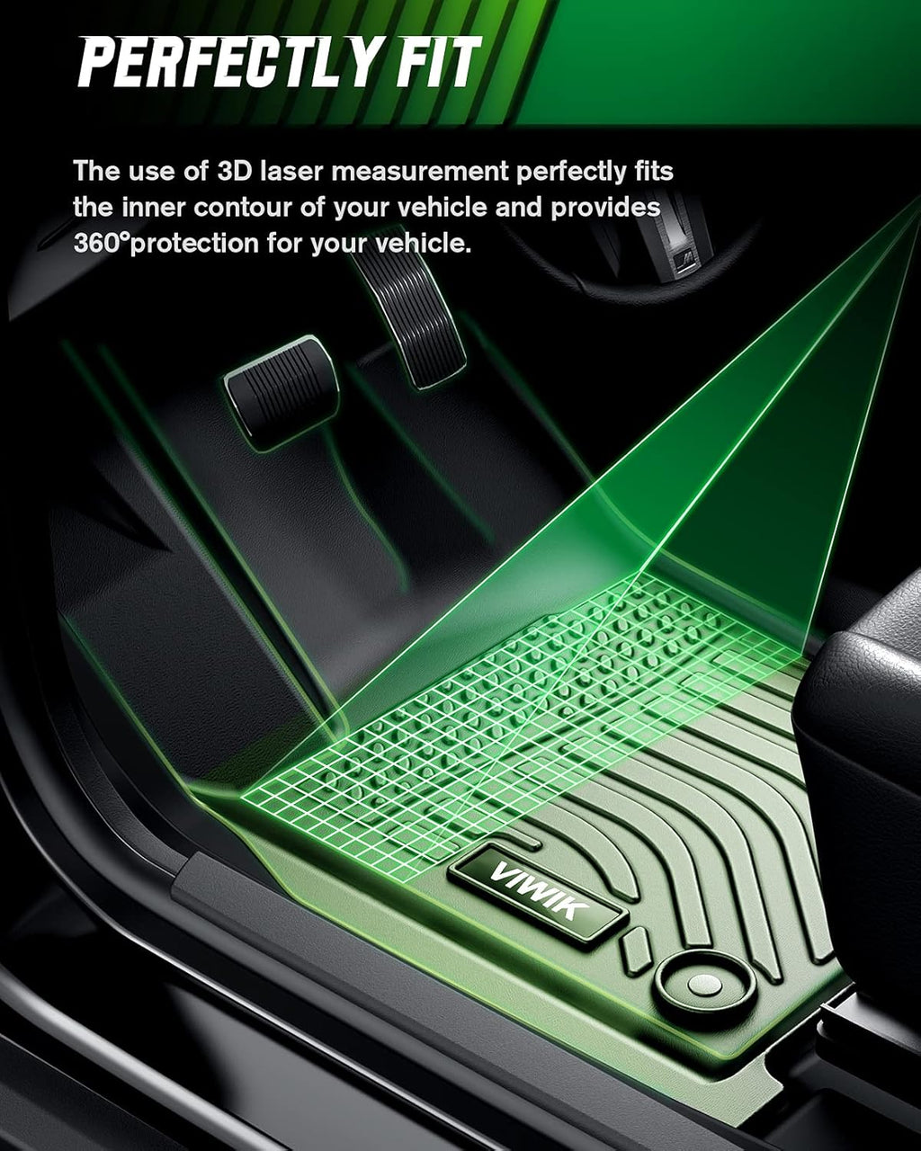 TPE All Weather Floor Liners for RAV4 1st and 2nd Row E344