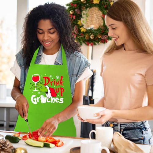 Christmas Baking Apron with 2 Pockets N6203