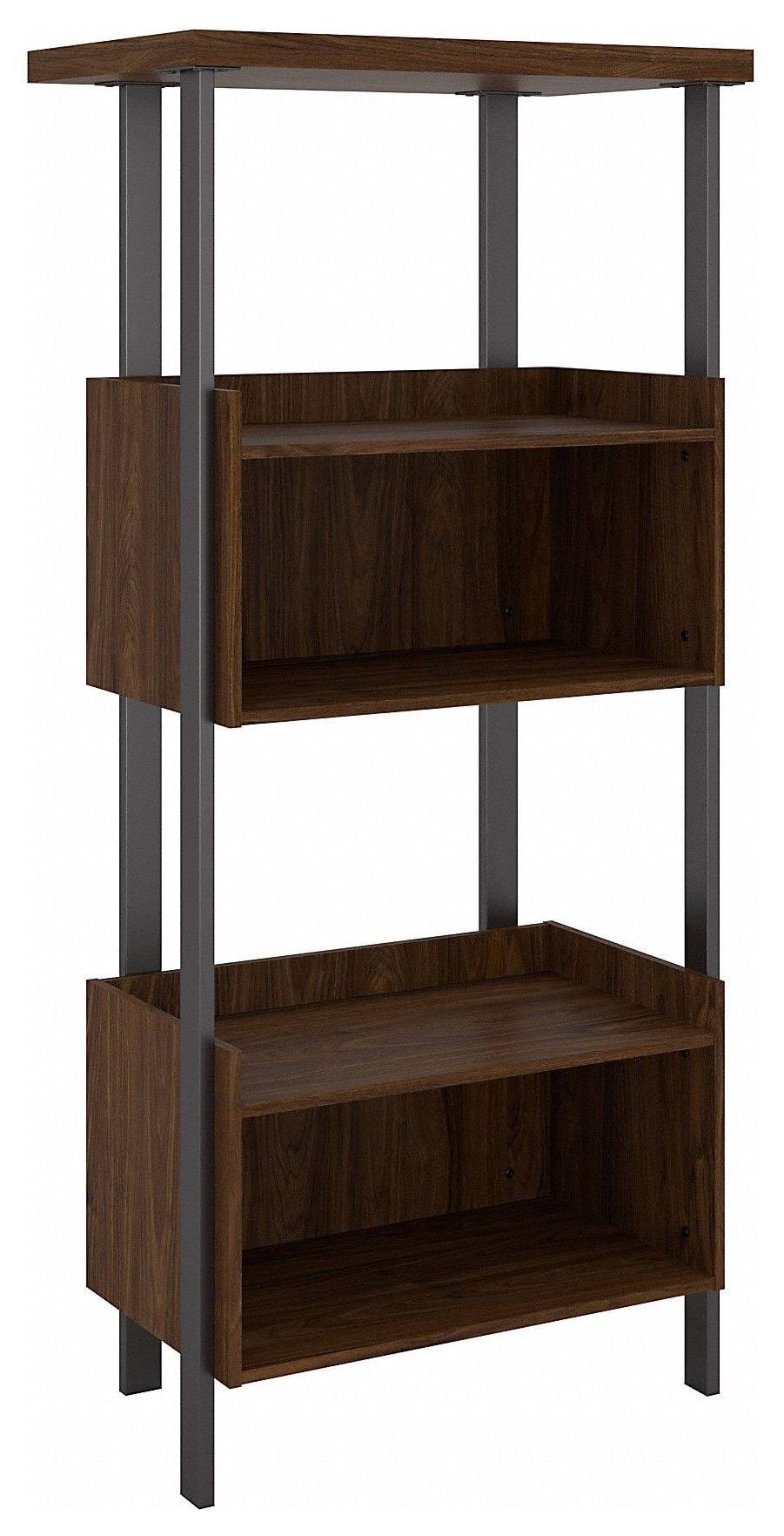 4 Shelf Bookcase in Modern Walnut E661440