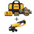 Cordless Brushless 7-1/4 in. Circular Saw with Brake, 2 9.0Ah Batteries & Grinder O7881