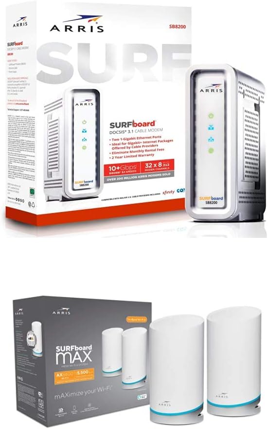 DOCSIS 3.1 Gigabit Cable Modem, White Y81773