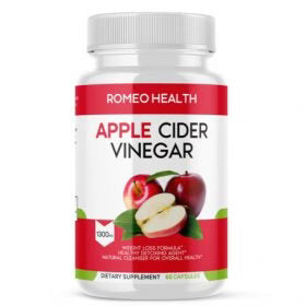 Apple Cider Vinegar Capsules 1300MG 60 Capsules D3127