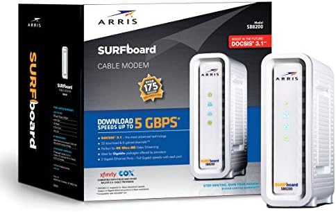 DOCSIS 3.1 Gigabit Cable Modem, White Y81773