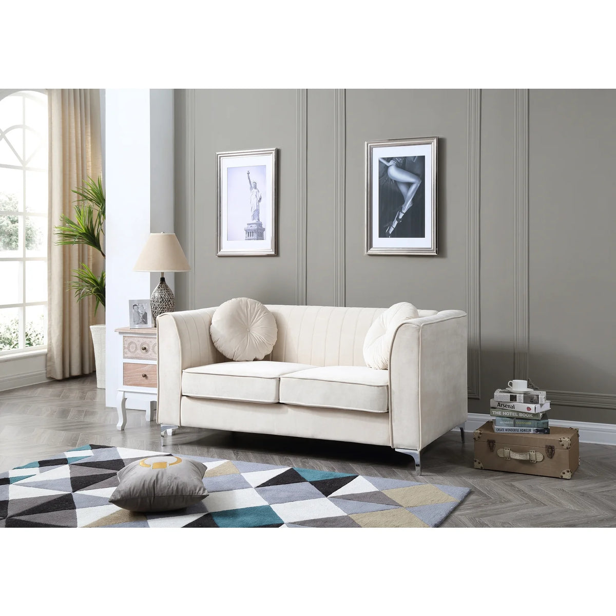 Ivory Loveseat I380