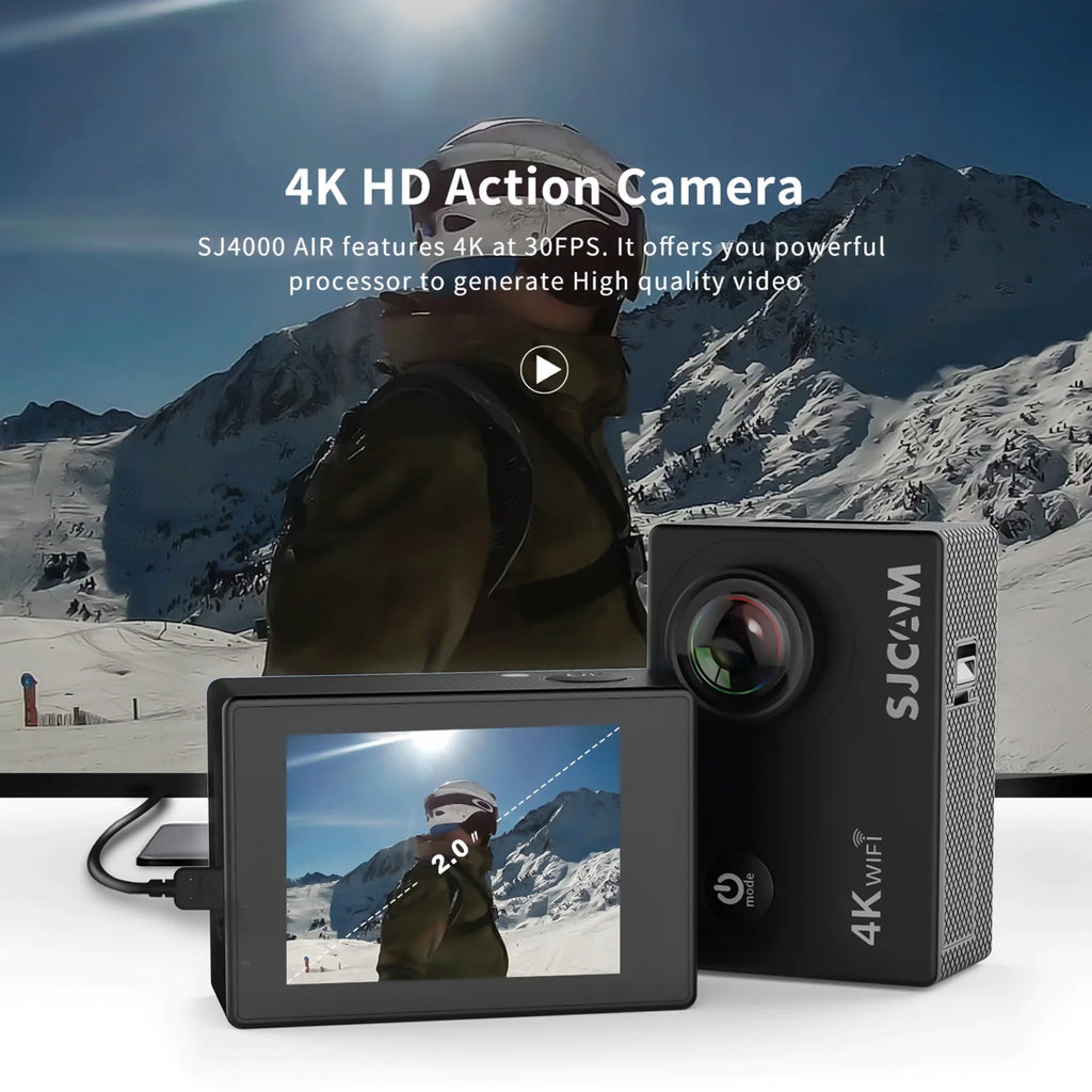 4k Waterproof Sports Camera with Case A1319