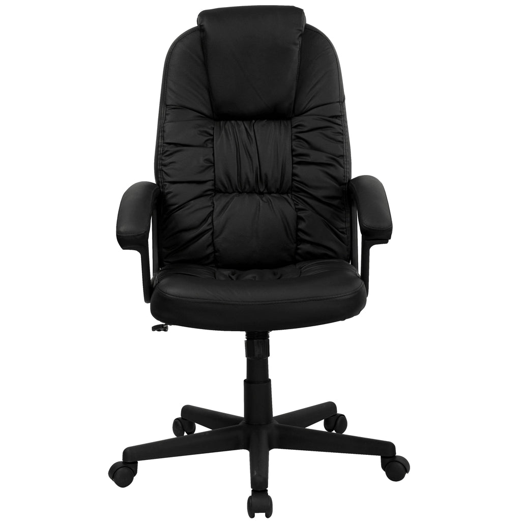 Black LeatherSoft Executive Office Chair U9947