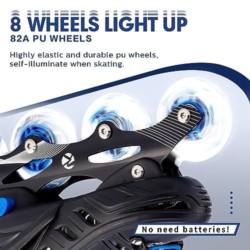 Adjustable Illuminating Inline Skates B2808